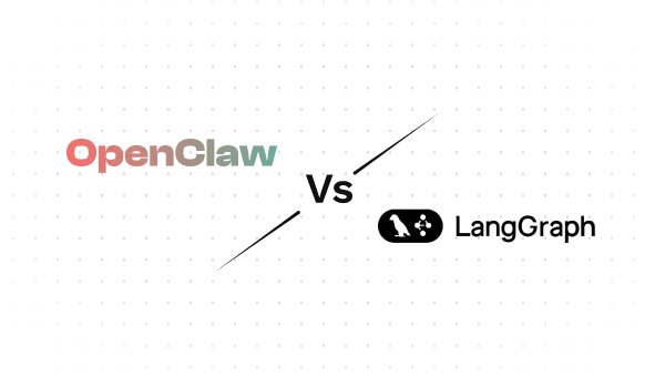 visual OpenClaw vs LangGraph